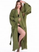 Cottonwood Kybele Bornoz Ağaç Baskı Cottonwood Kybele Bornoz Ağaç Baskı